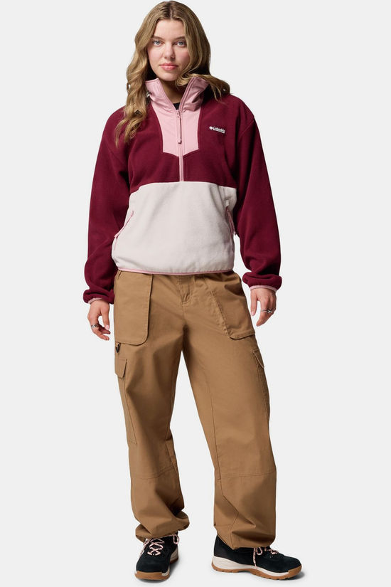 Columbia Polaire Sequoia Grove™ 1/2 Zip Rich Wine, Dark Stone, Eraser Pink