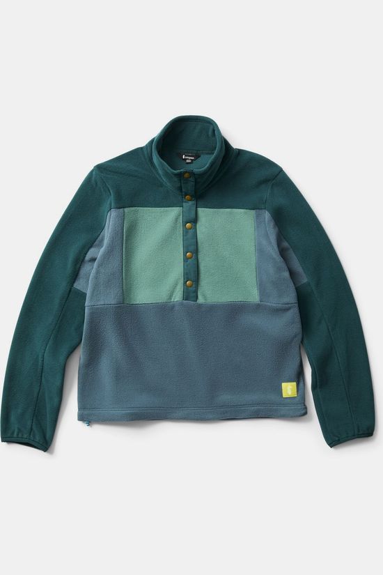 Cotopaxi Polaire Encima Fleece Pullover Deep Ocean And Firefly