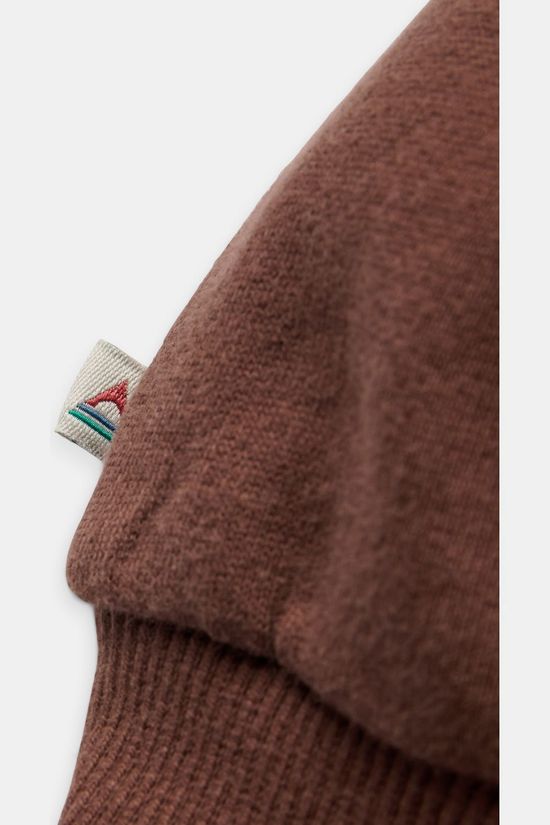 Passenger Clothing ltd Pull Lost Patch Relaxed Fit Sweatshirt Chestnut