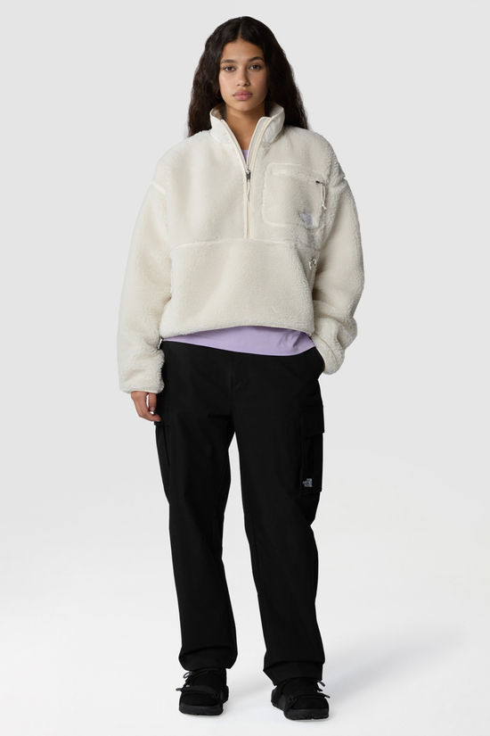 The North Face Cardigan Extreme Pile Pullover White Dune
