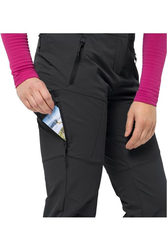 Jack Wolfskin Pantalon Glastal Winter W Black