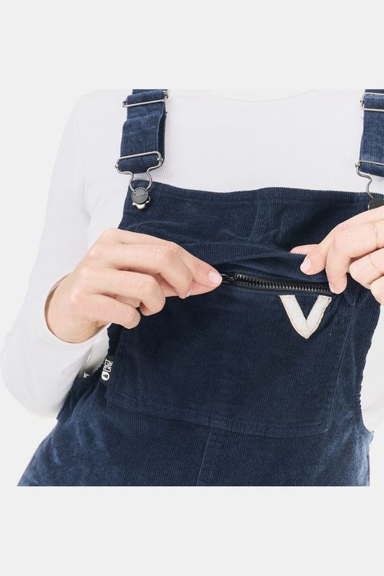 Picture Organic Clothing Pantalon Bibee Cord Overalls Dress Blues