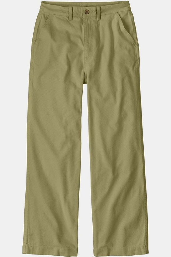 Patagonia Pantalon W'S Point Reyes Canvas Wide Leg Pants Gumtree Green