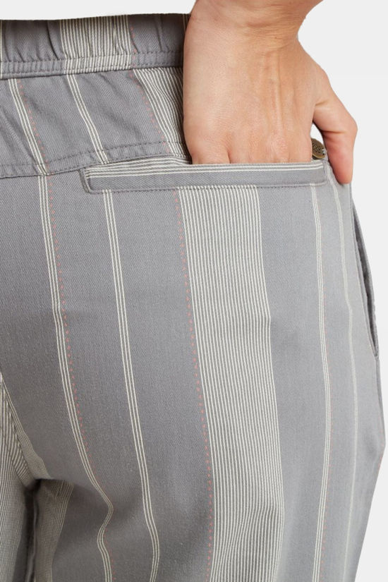 Sherpa Pantalon Palmo Ankle Pull On Pant Stormy Stripe