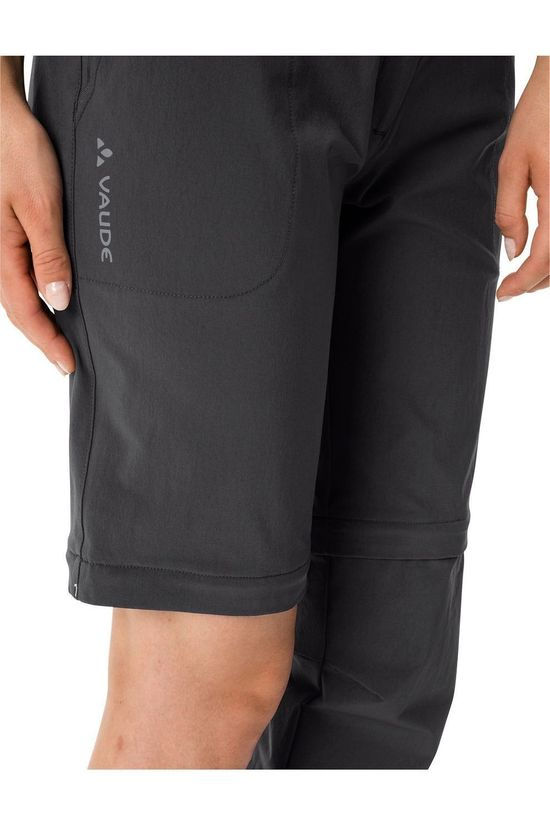 Vaude Pantalon Modulable Women'S Farley Stretch Zo II Long Black