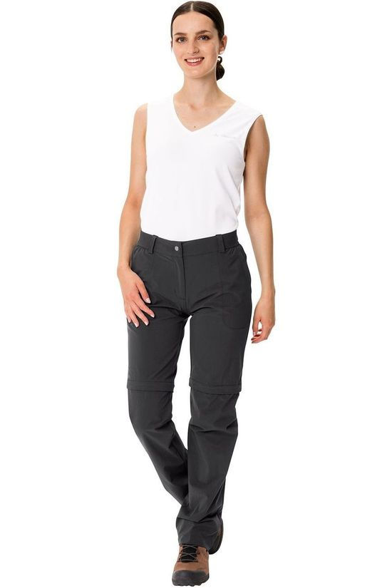 Vaude Pantalon Modulable Women'S Farley Stretch Zo II Long Black