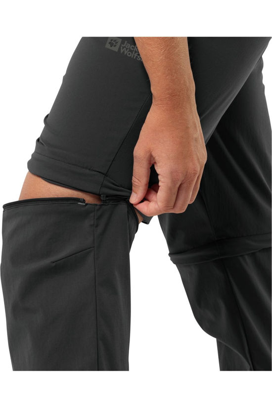 Jack Wolfskin Pantalon Modulable Glastal Zip-Off Pants Black