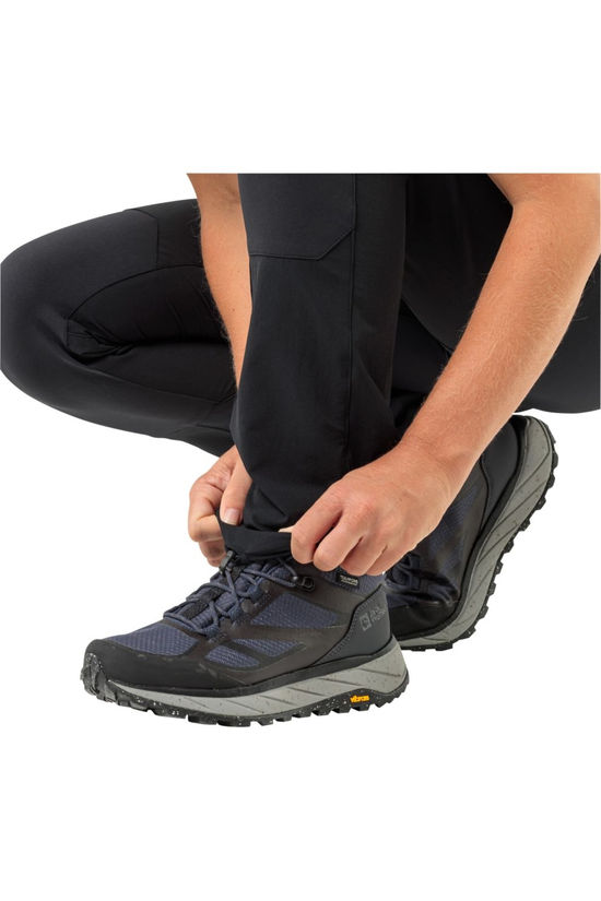 Jack Wolfskin Softshell Broek Andur Black