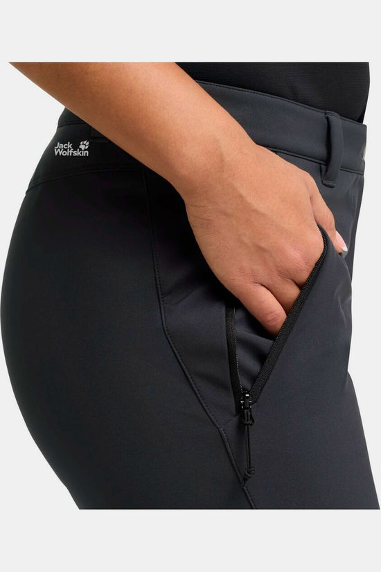 Jack Wolfskin Pantalon Softshell Trek Terrain Pants W Black