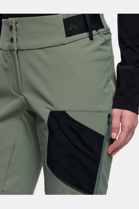 Vaude Softshell Broek Women'S Larice Light Pants Iv Olive Green