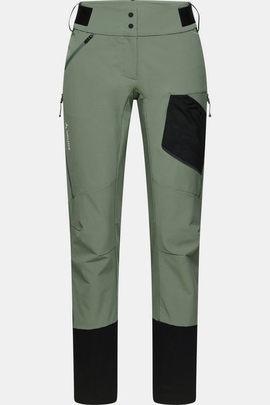 Vaude Softshell Broek Women'S Larice Light Pants Iv Olive Green