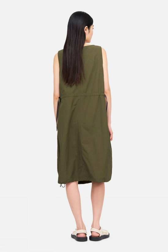 Gramicci Jurk Nylon Dress Deep Olive