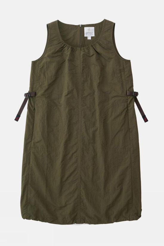 Gramicci Jurk Nylon Dress Deep Olive