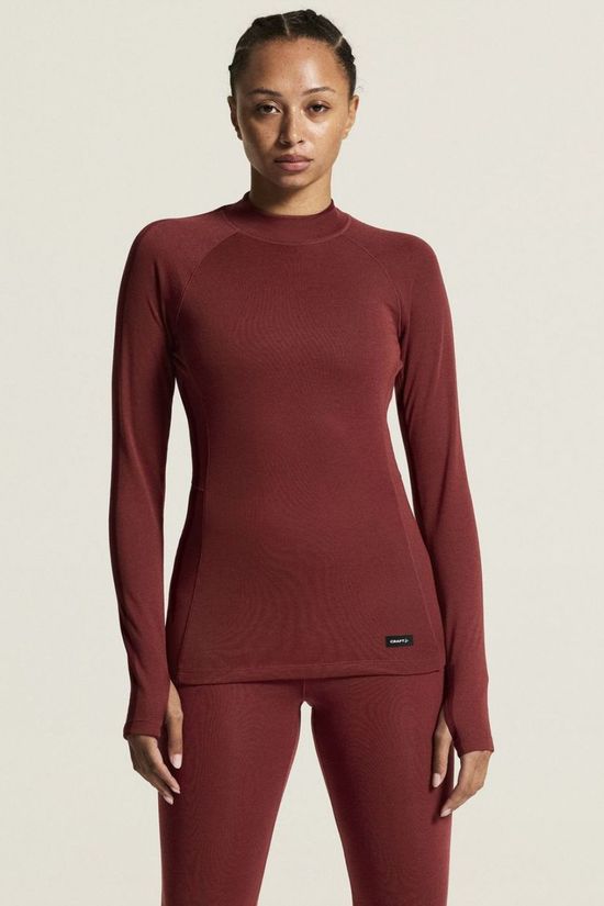 Craft Sous-Vêtement Thermal Baselayer Longsleeve W Dk Red