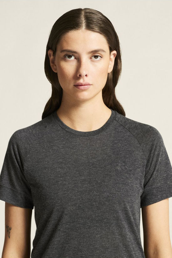 Craft Sous-Vêtement Wool Ss Tee W Black-Melange