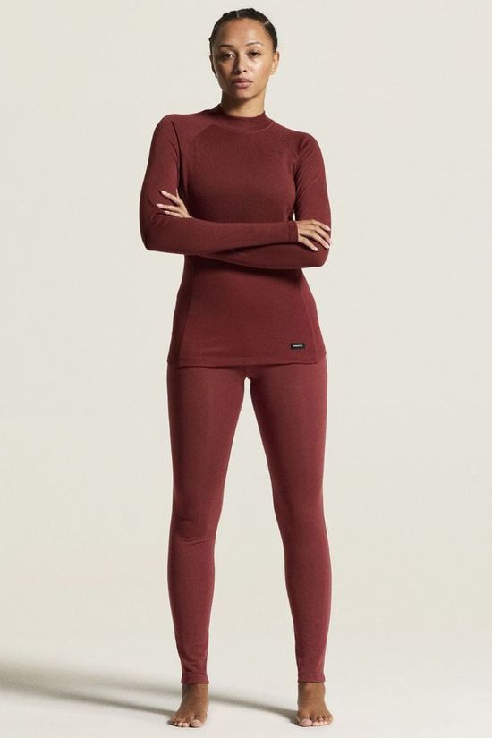 Craft Sous-Vêtement Thermal Baselayer Pants W Dk Red