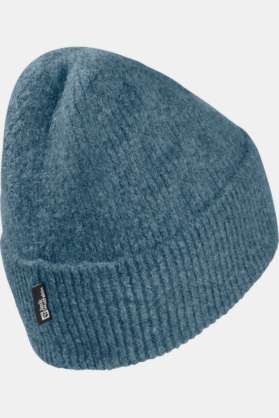 Jack Wolfskin Muts Fuzzy Beanie Aluminium Blue