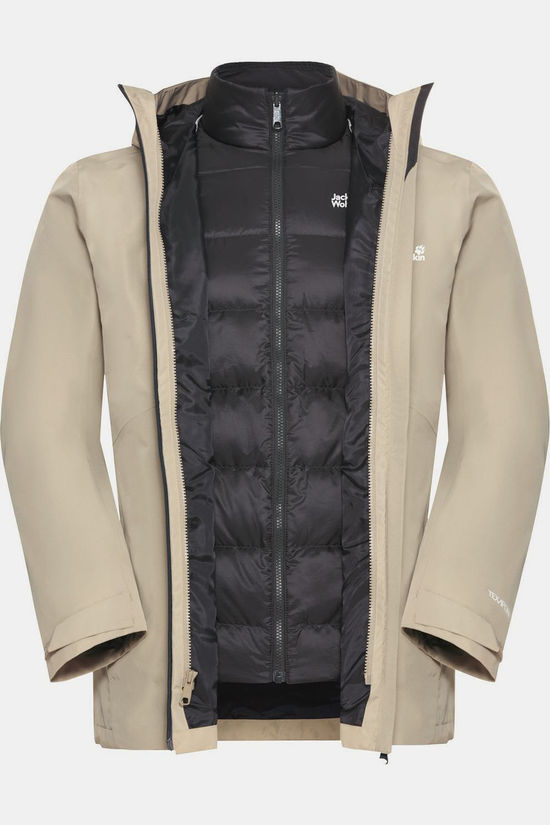 Jack Wolfskin Veste 3 En 1 Icecape 3In1 Down Jkt M Linen