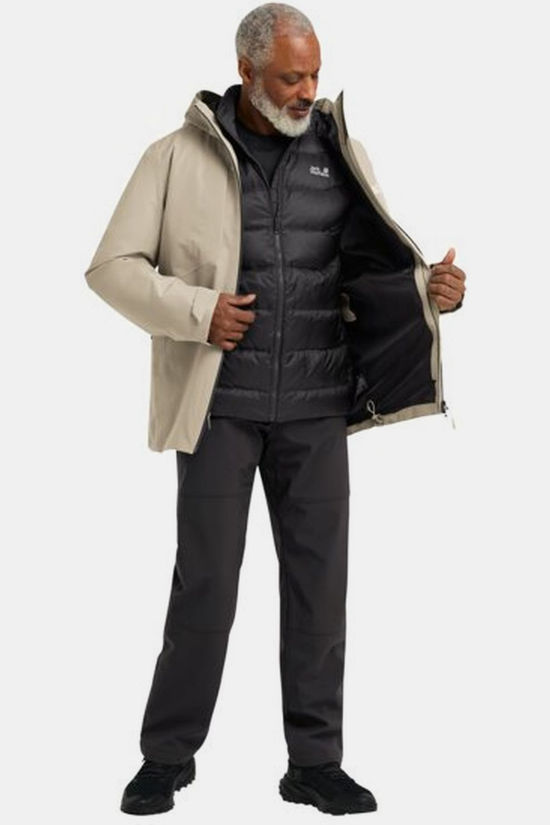 Jack Wolfskin Veste 3 En 1 Icecape 3In1 Down Jkt M Linen