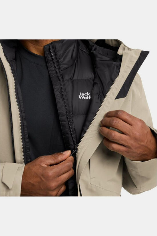 Jack Wolfskin Veste 3 En 1 Icecape 3In1 Down Jkt M Linen