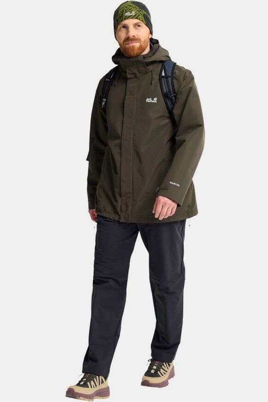 Jack Wolfskin Veste 3 En 1 Pinetrail 3In1 Jkt M Obsidian Moss