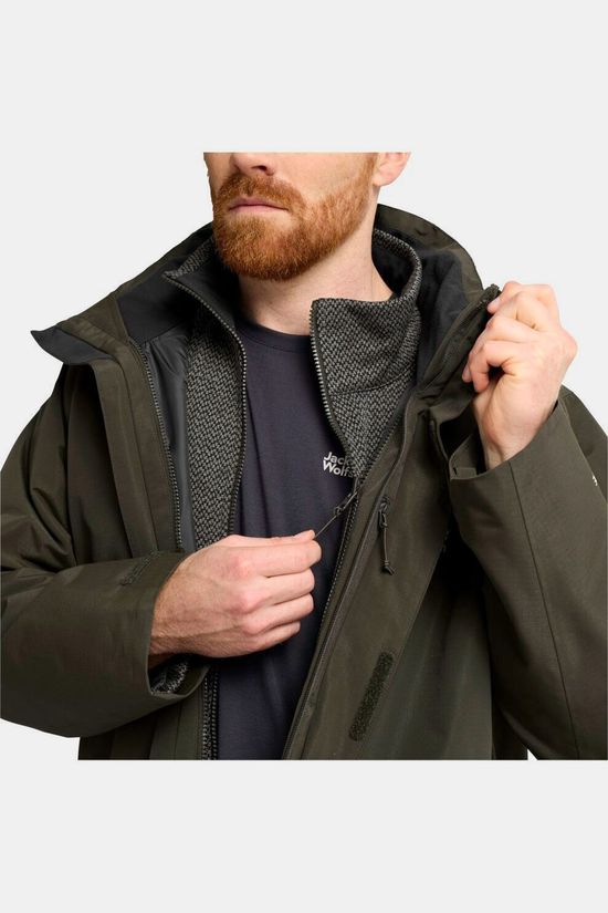 Jack Wolfskin Veste 3 En 1 Pinetrail 3In1 Jkt M Obsidian Moss
