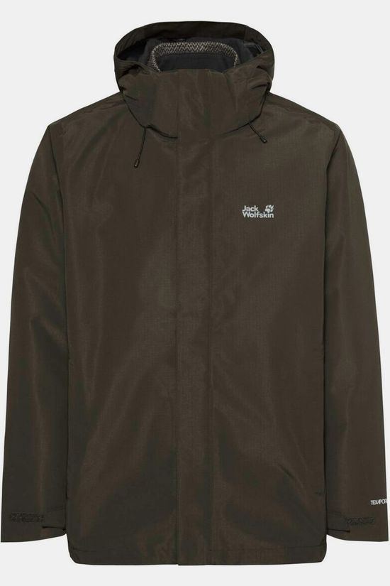 Jack Wolfskin Veste 3 En 1 Pinetrail 3In1 Jkt M Obsidian Moss