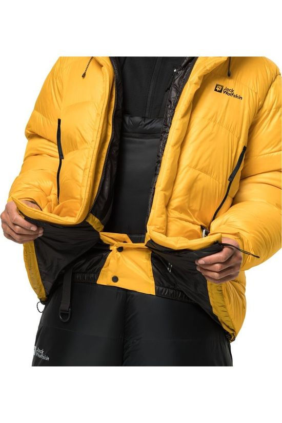 Jack Wolfskin Doudoune 1995 Series Down Hoodie Burly Yellow Xt