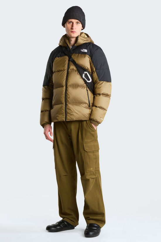 The North Face Donsjas M Diablo Down 2.0 Hoodie Khaki Stone Black Heath