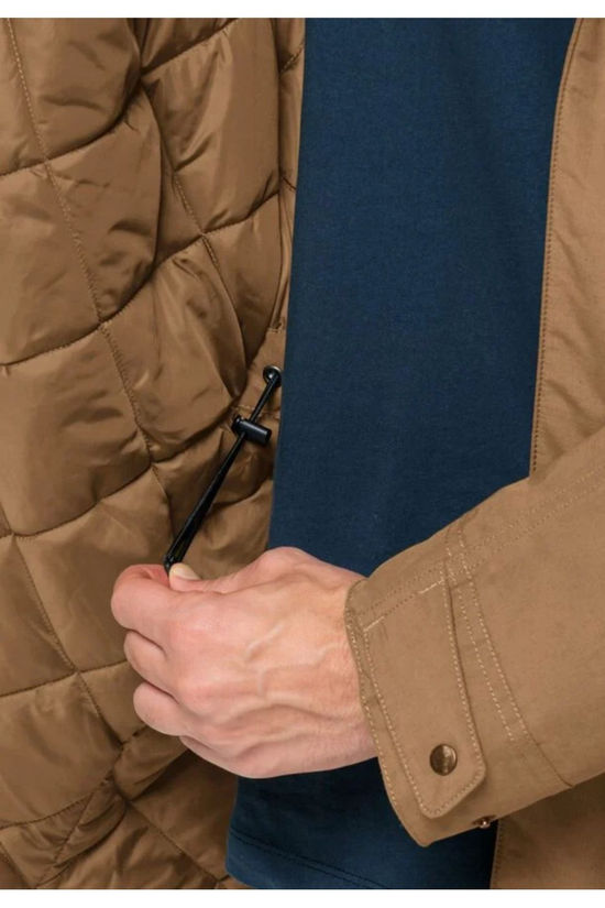 Jack Wolfskin Veste Imperméable Talforst Parka M Chipmunk