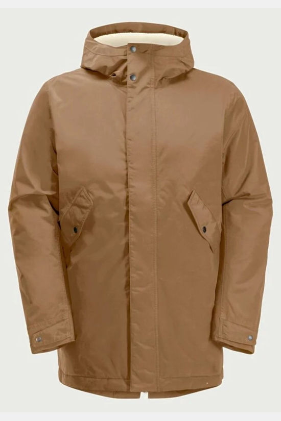 Jack Wolfskin Veste Imperméable Talforst Parka M Chipmunk