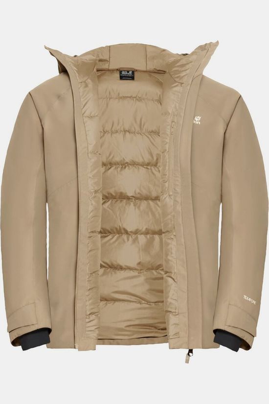 Jack Wolfskin Regenjas Icecape 2L Down Ins Jkt M Rds Hazel Wood