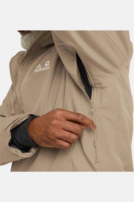 Jack Wolfskin Regenjas Icecape 2L Down Ins Jkt M Rds Hazel Wood