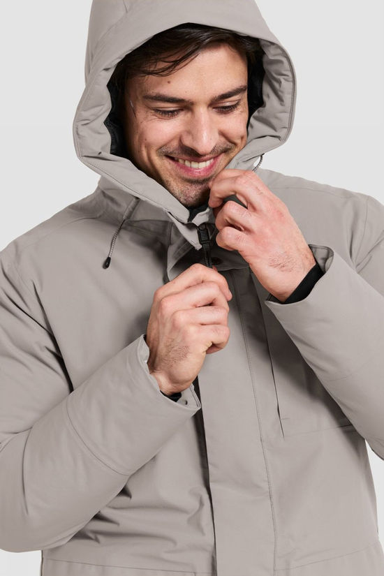 Didriksons 1913 Veste Akilles Usx Parka 2 Ash Brown