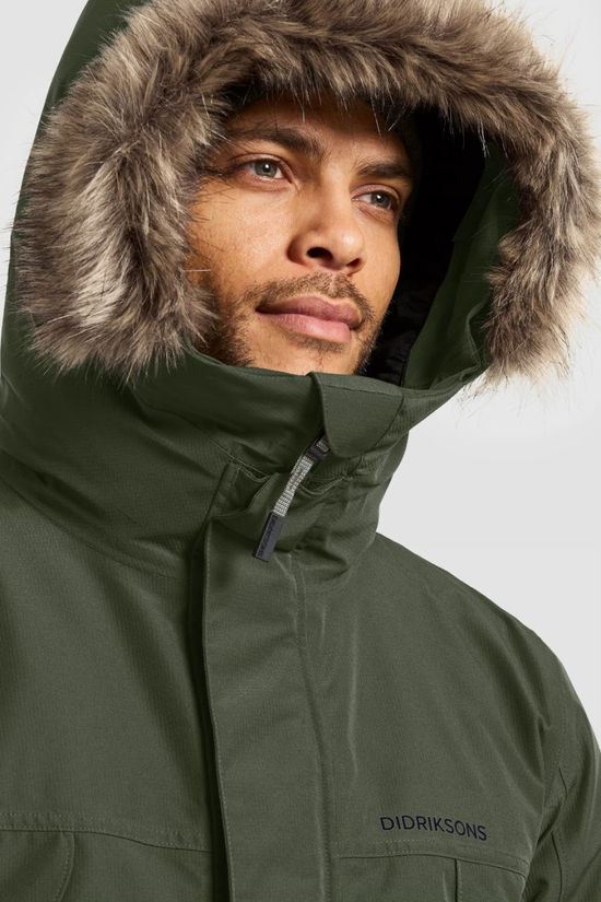 Didriksons 1913 Veste Rick Usx Parka 2 Deep Green
