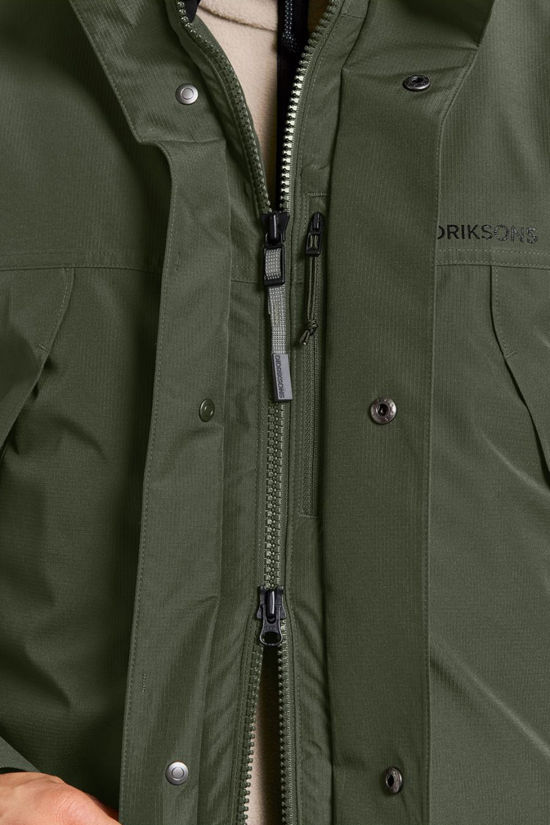 Didriksons 1913 Veste Rick Usx Parka 2 Deep Green