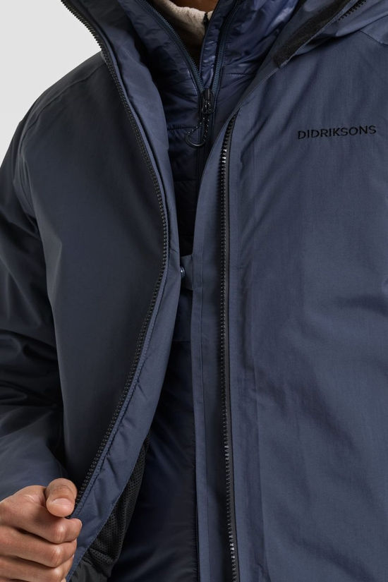 Didriksons 1913 Veste Marvin Usx Jkt Sleepy Blue