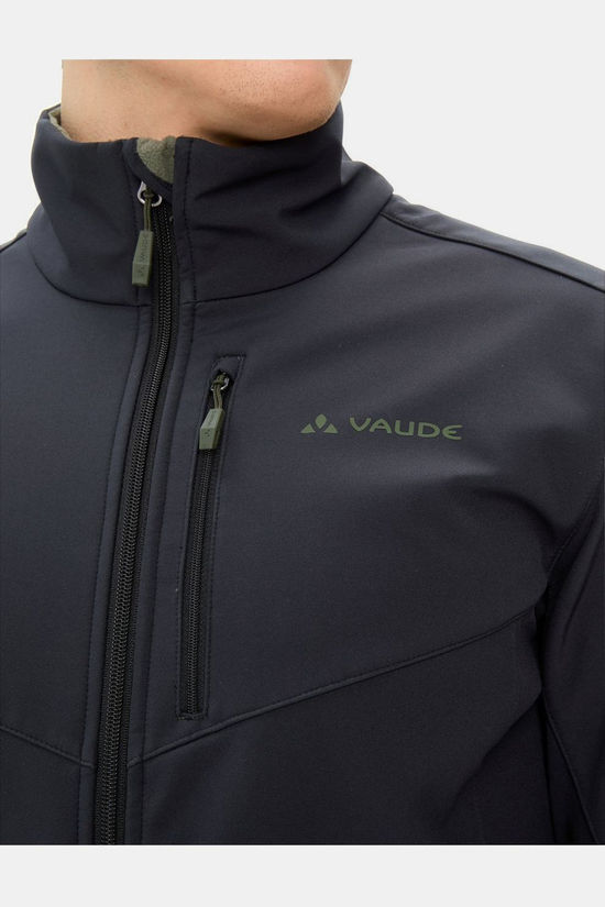 Vaude Softshell Jas Cyclone Me Black/Khaki