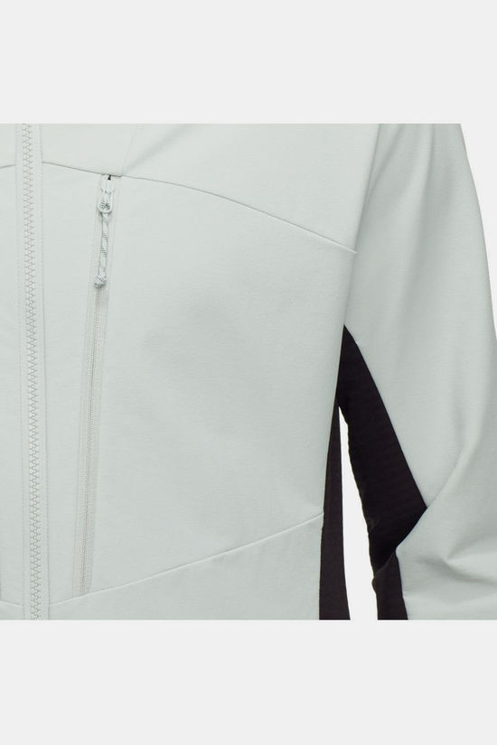 Mammut Softshell Aenergy So Hybrid Hooded Jacket Men Silver Sage-Black