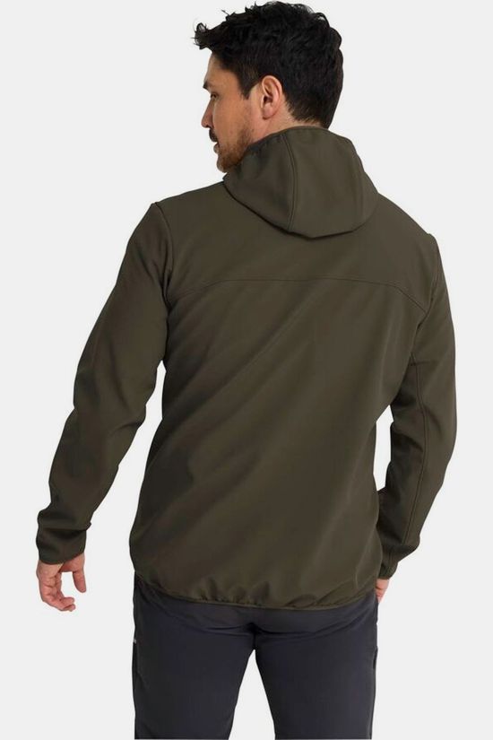 Jack Wolfskin Softshell Jas Wild Winds Hooded Jkt M Obsidian Moss
