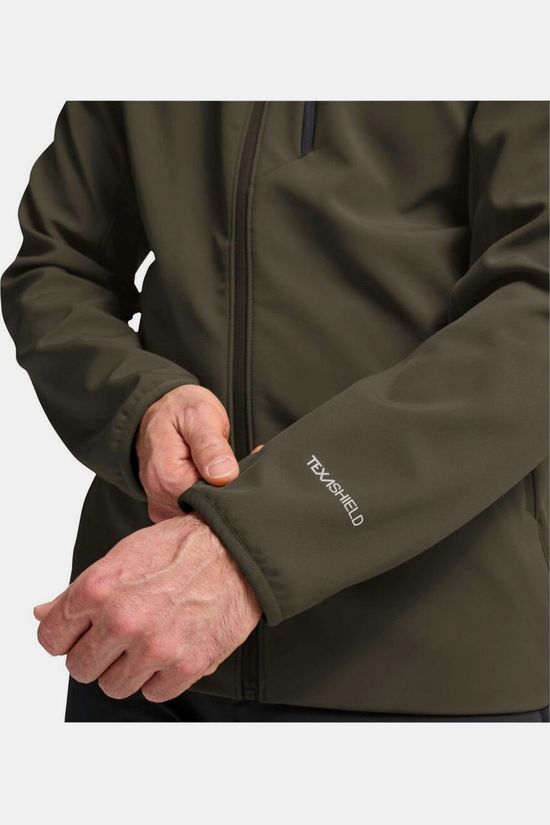 Jack Wolfskin Softshell Jas Wild Winds Hooded Jkt M Obsidian Moss