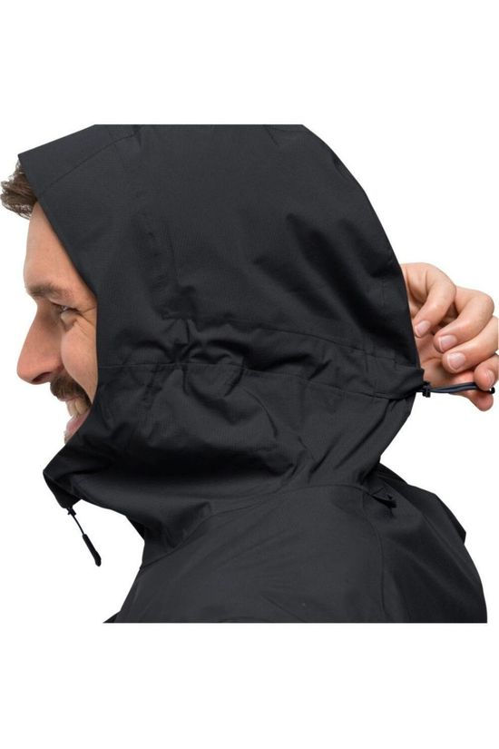 Jack Wolfskin Veste Imperméable Elsberg 2.5 L Jacket M Black