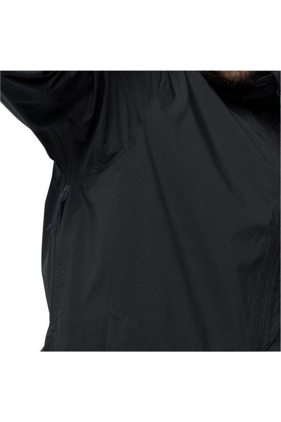 Jack Wolfskin Veste Imperméable Elsberg 2.5 L Jacket M Black