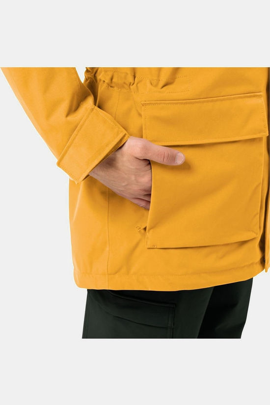Jack Wolfskin Veste Imperméable Glacier Canyon Parka Mustard