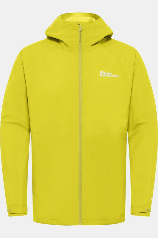 Jack Wolfskin Regenjas Prelight 2.5L Lt Jkt M Chartreuse