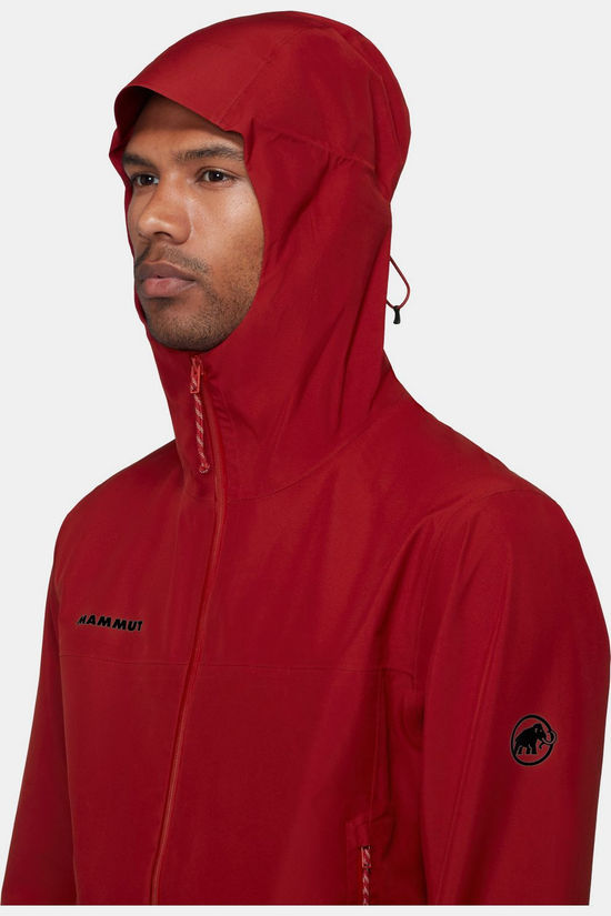 Mammut Veste Imperméable Crater Light Hs Hooded Jacket Dark Mammut Red