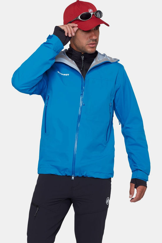 Mammut Veste Imperméable Alto Guide Hs Hooded Jacket Glacier Blue