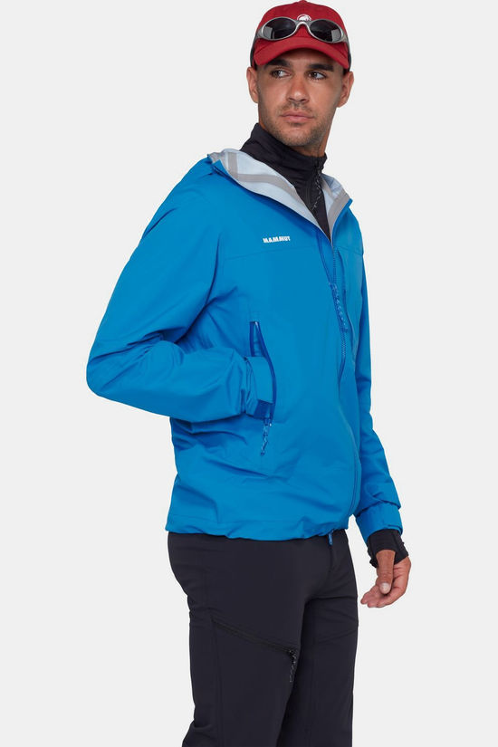 Mammut Veste Imperméable Alto Guide Hs Hooded Jacket Glacier Blue