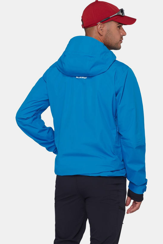 Mammut Veste Imperméable Alto Guide Hs Hooded Jacket Glacier Blue