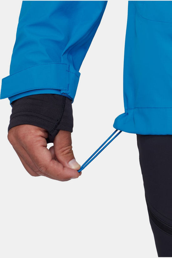 Mammut Veste Imperméable Alto Guide Hs Hooded Jacket Glacier Blue